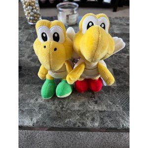 Super Mario Bros All Star Collection Koopa Troopa/ Paratroopa 8" Plush Toys